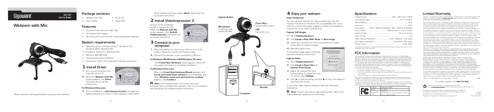 Radio Shack 25-157 User Manual