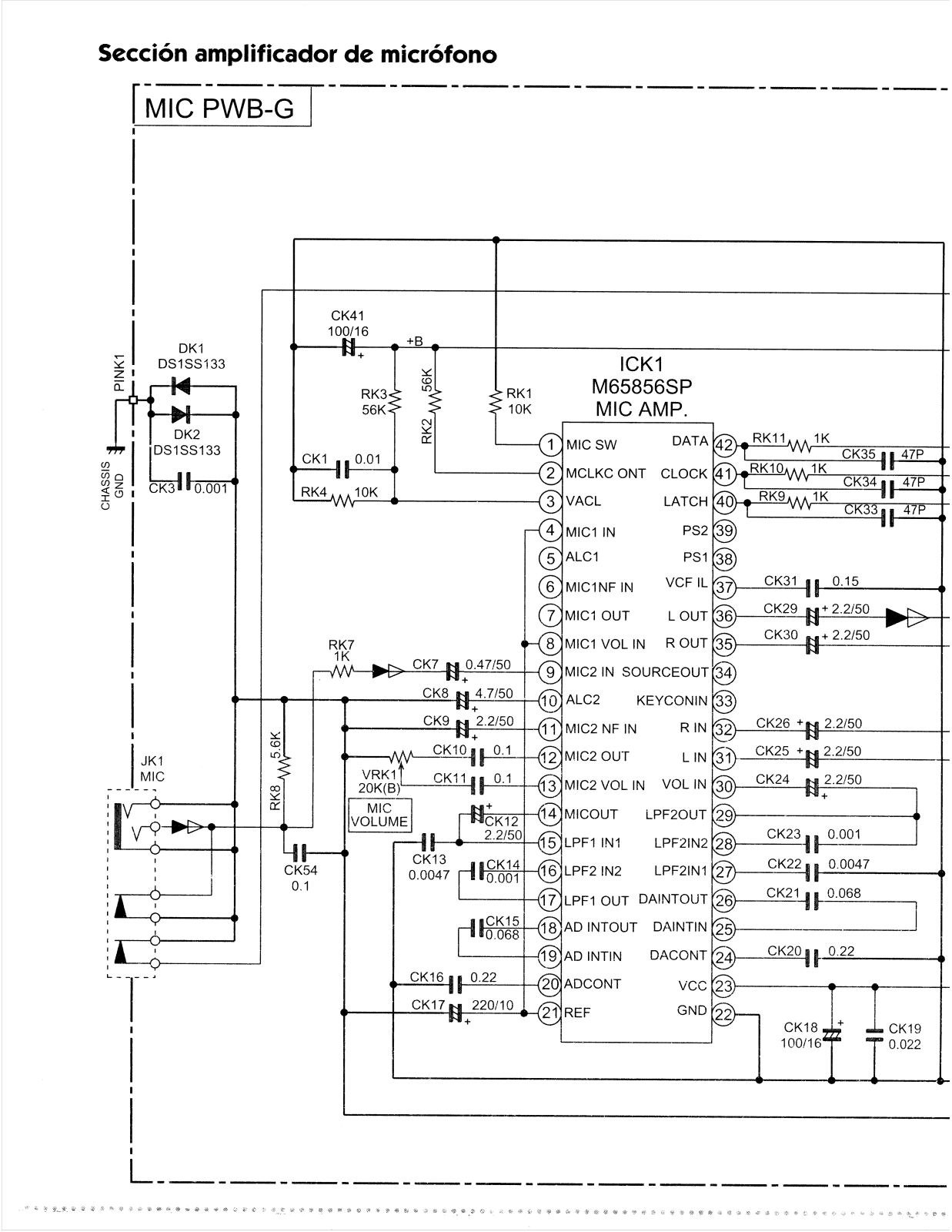 Sharp CD-XP300W Schematic