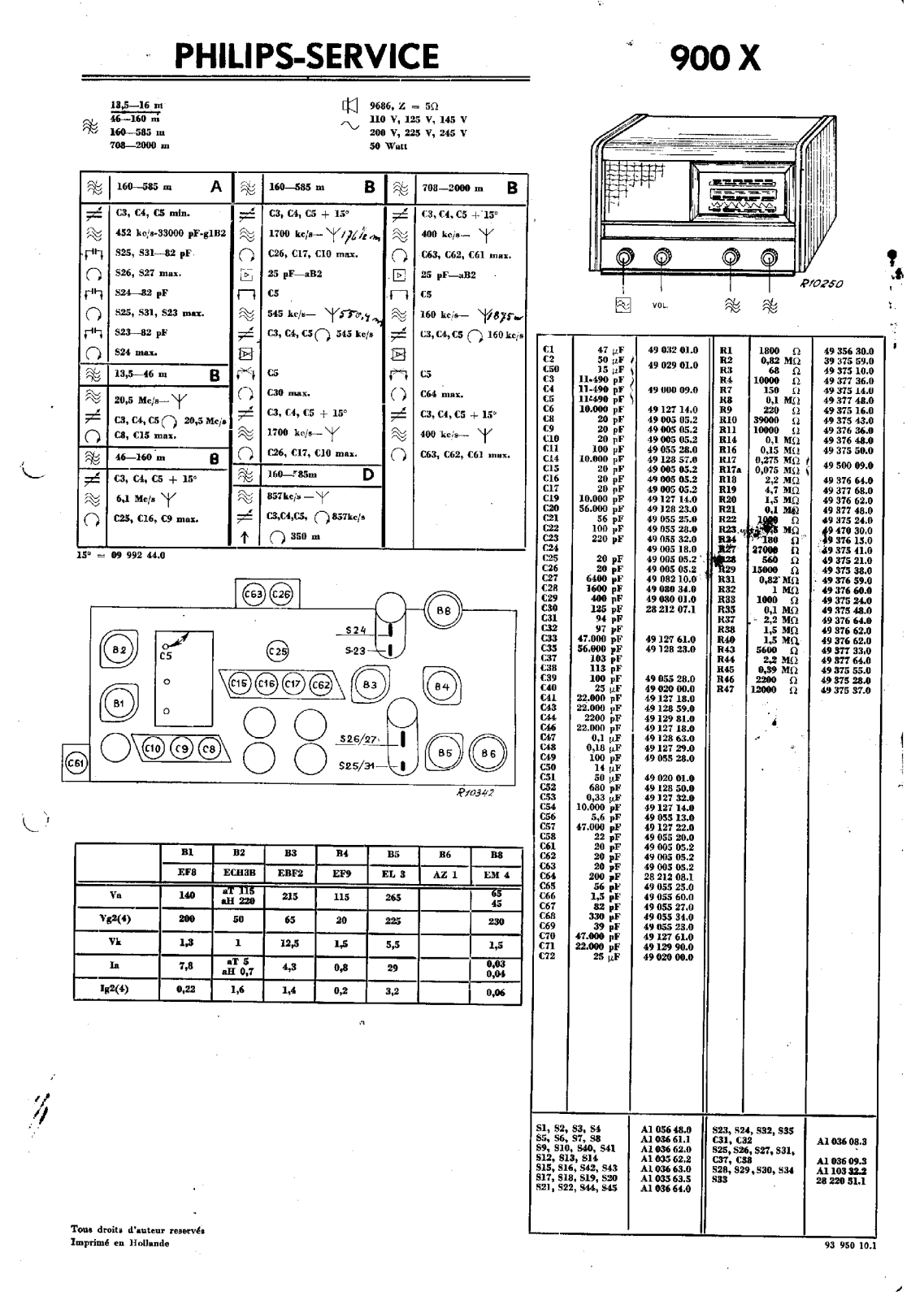 Philips 900-X Service Manual