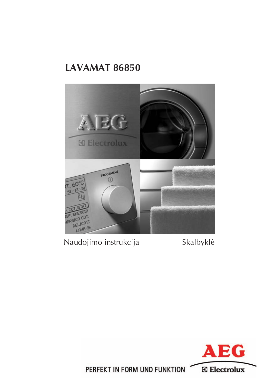 AEG LAVAMAT 86850 User Manual