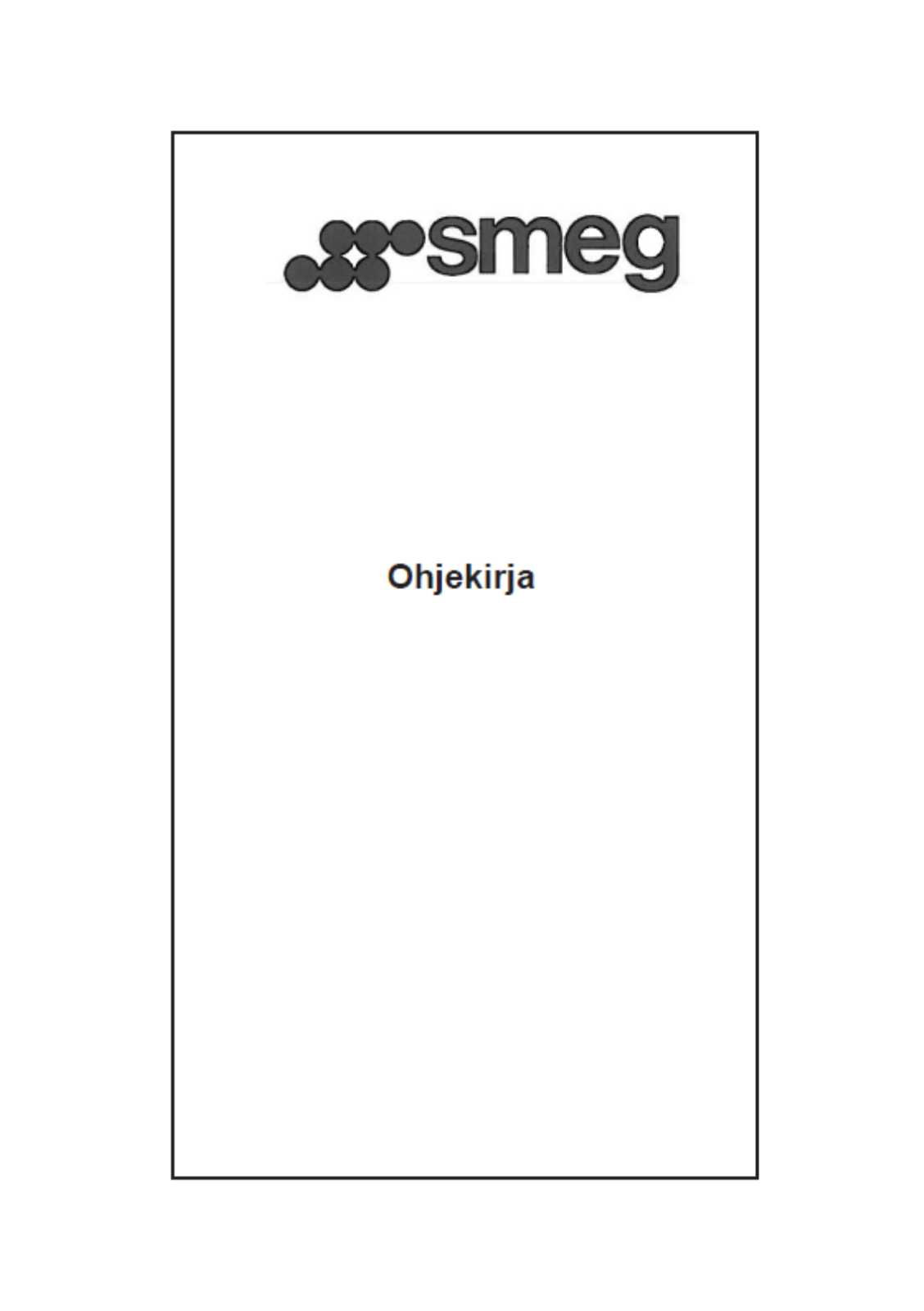 Smeg KSG74B User manual