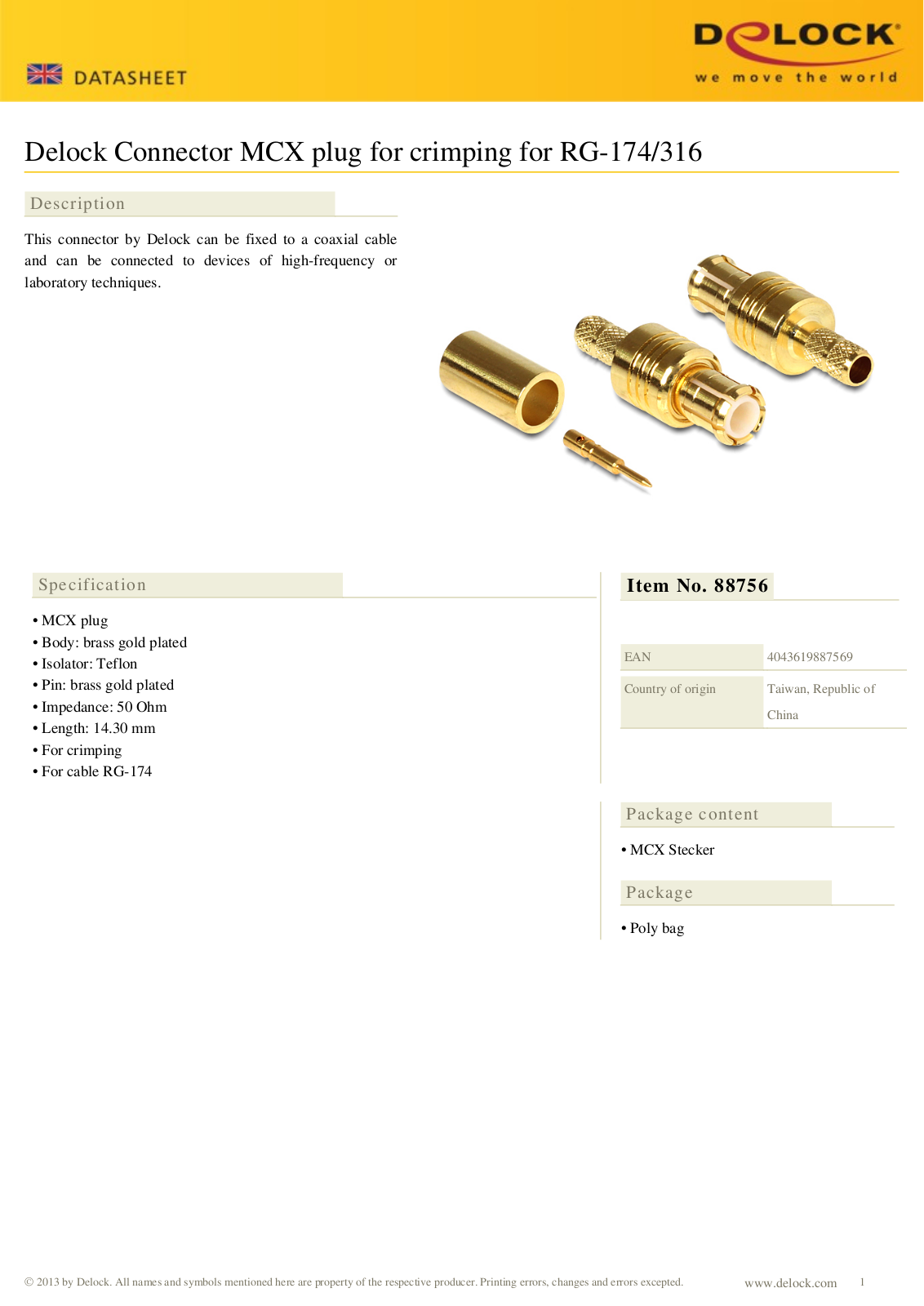 DeLOCK 88756 User Manual