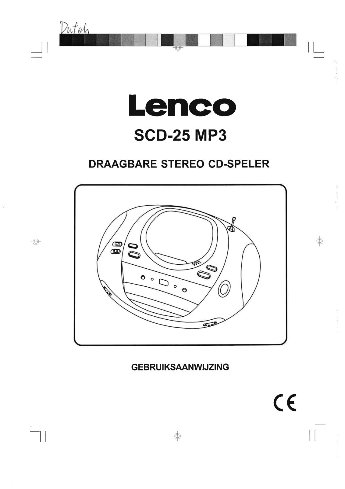 Lenco SCD-25 Instructions Manual