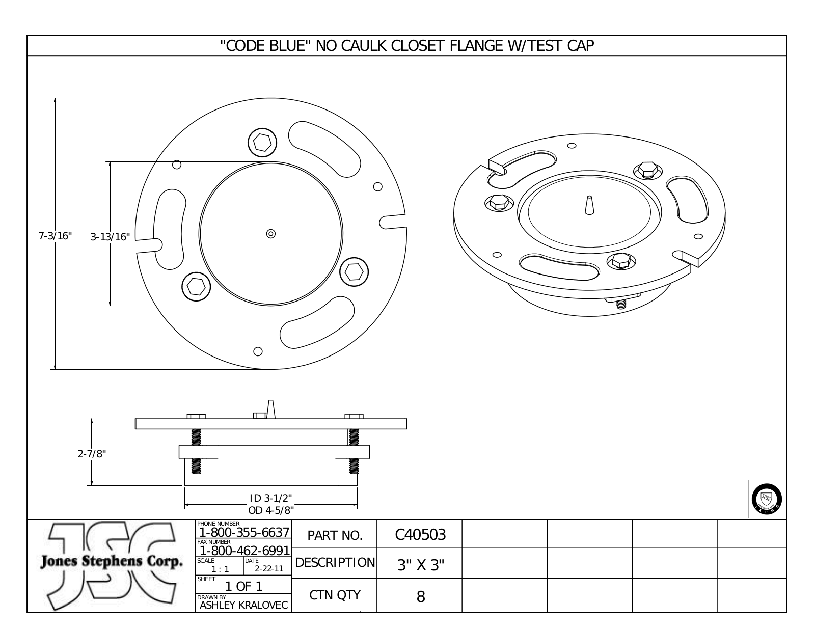 Jones Stephens C40503 Shematics