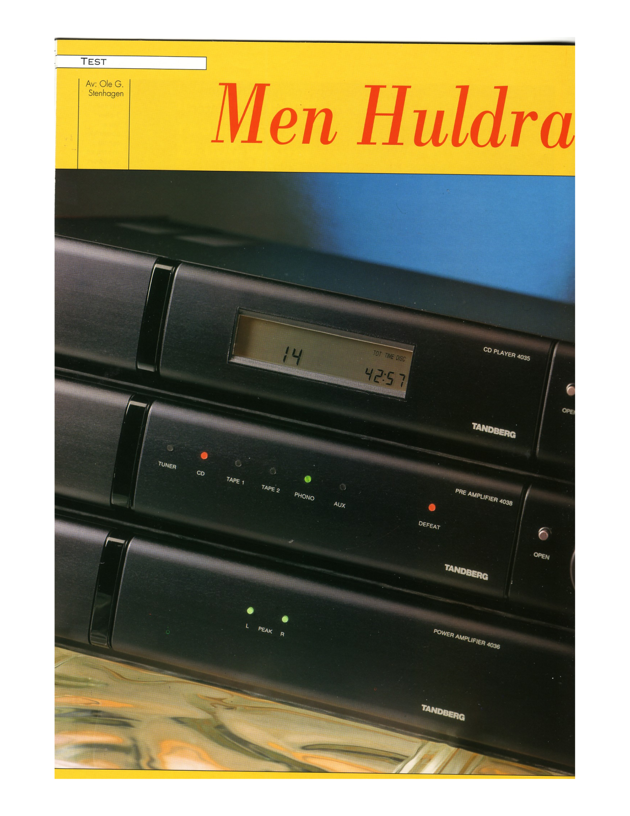 Tandberg Men Huldra var, 4000 User Manual