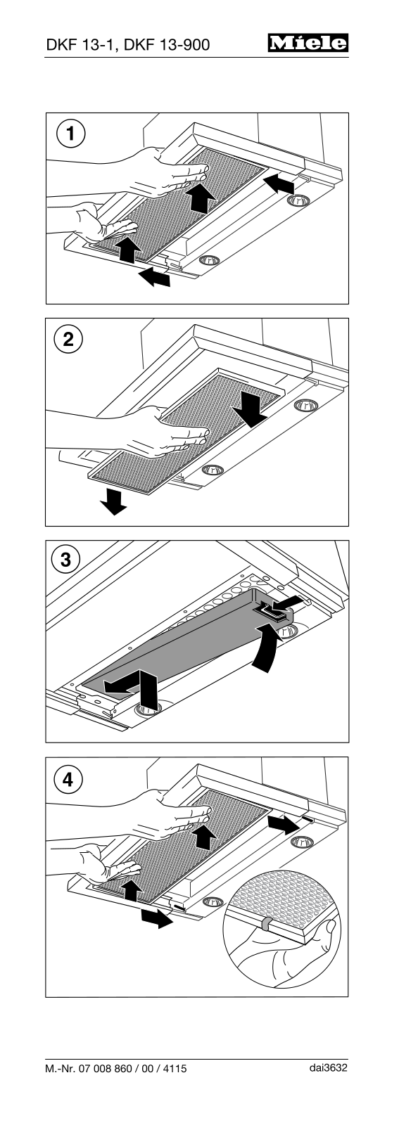 Miele DKF13-1 Installation Guide