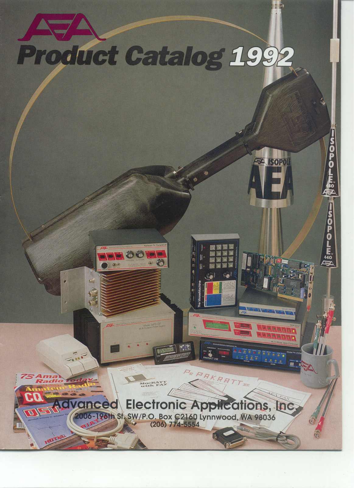 AEA VSB-70, PK-88, PCB-88, DSP-1232, DSP-2232 catalog (1992) - ManualMachine.com