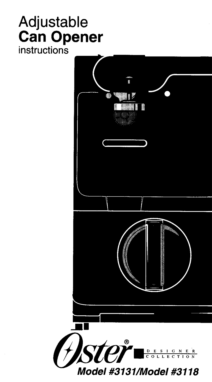 Sunbeam 3131, 3118 User Manual