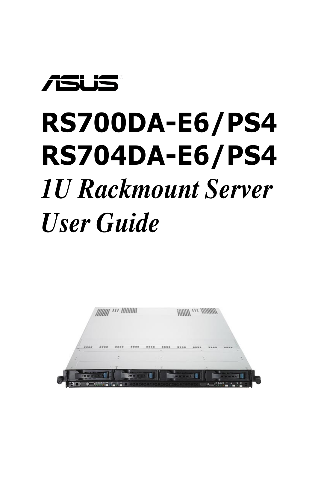 Asus RS700DA-E6/PS4, RS704DA-E6/PS4 Manual
