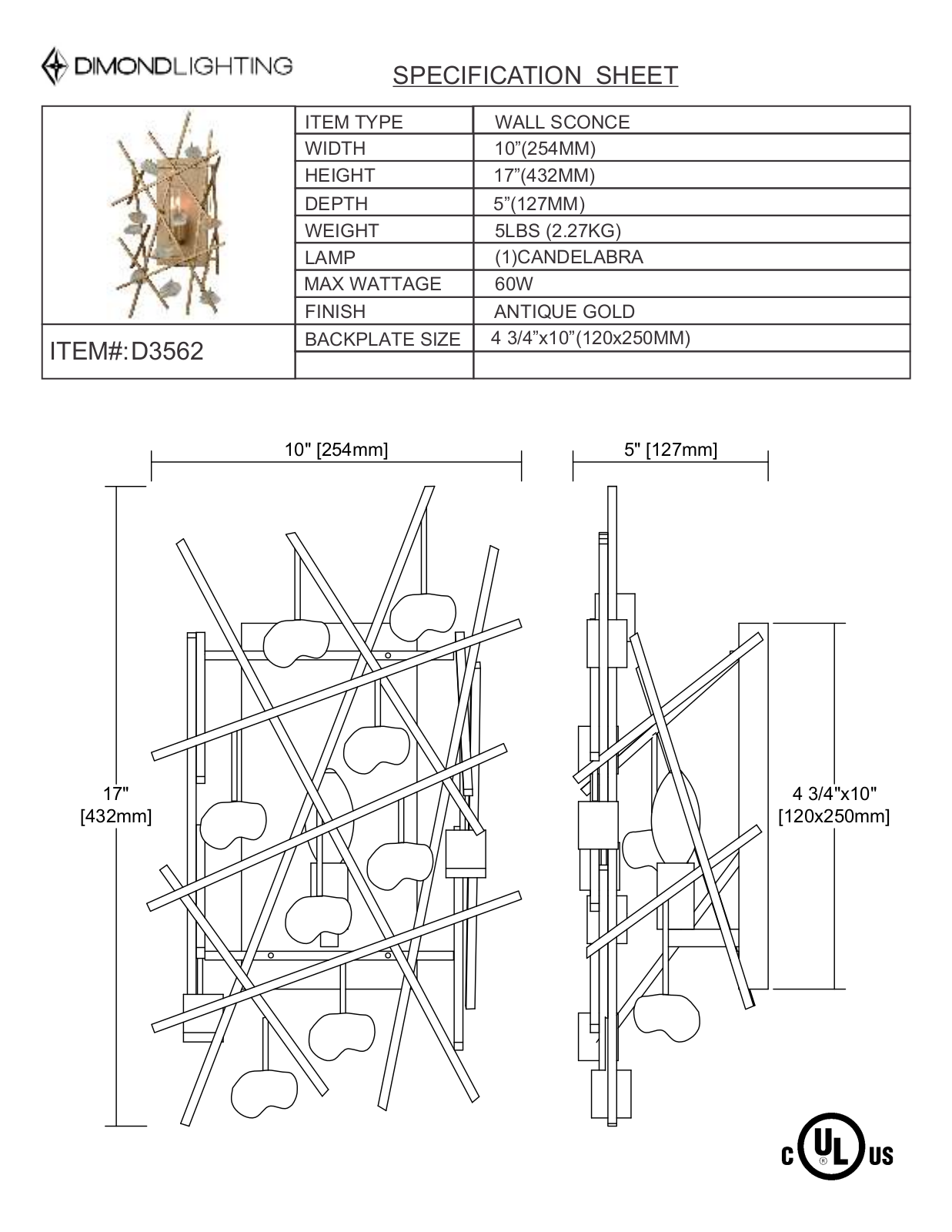 ELK Home D3562 User Manual