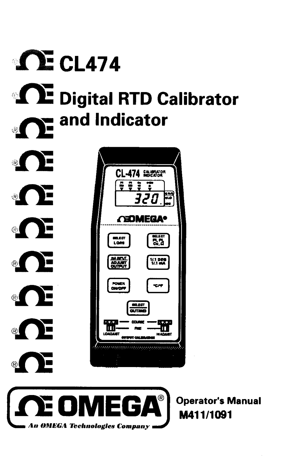 Omega Products CL474 Installation  Manual