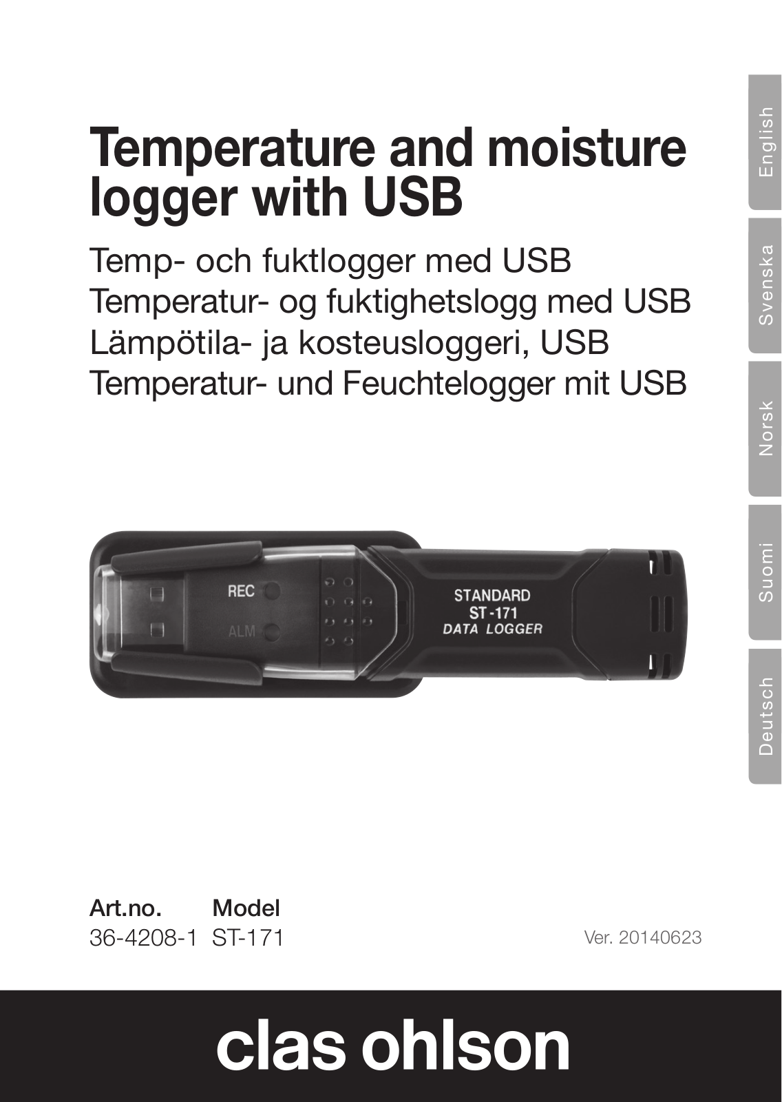 Clas Ohlson ST-171 User Manual