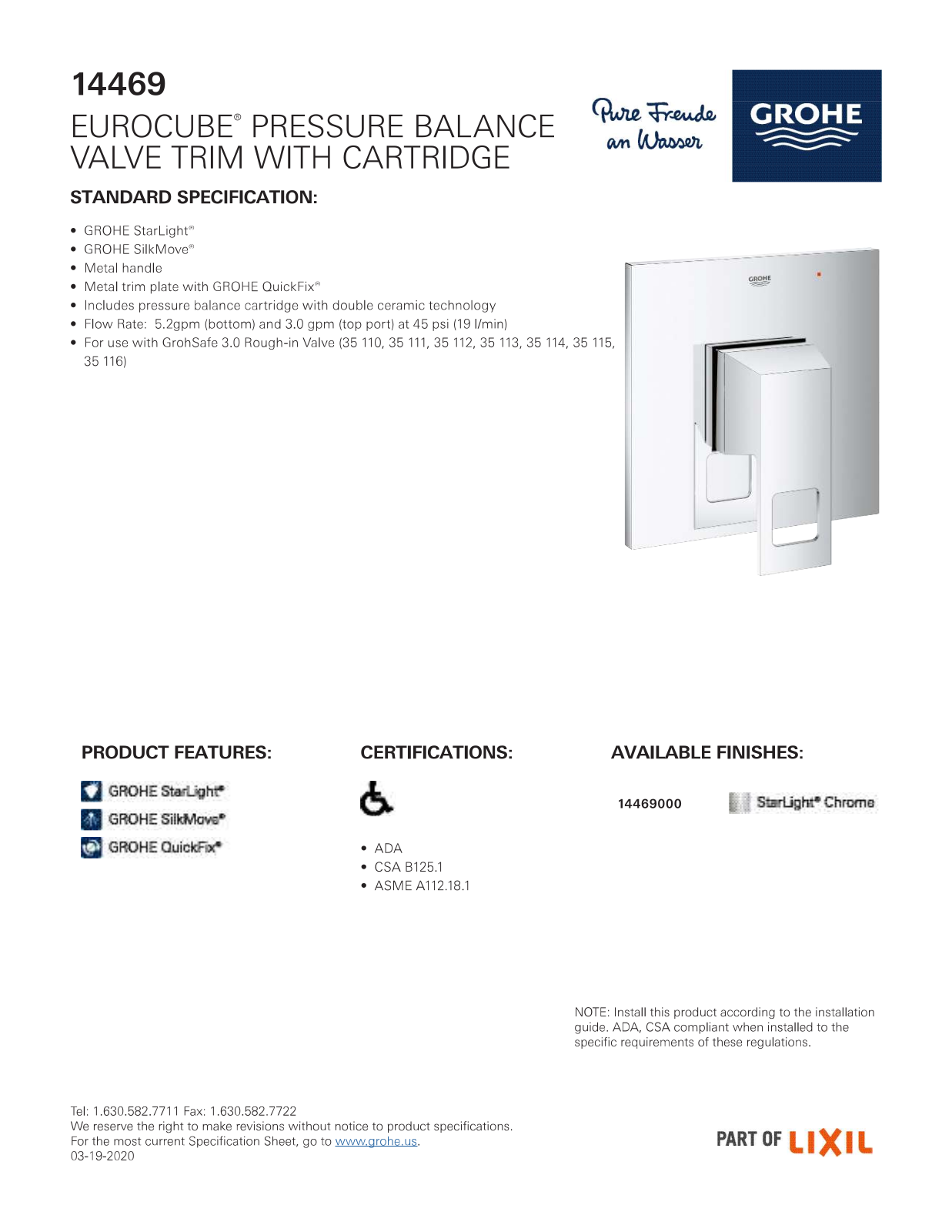GROHE HBZM1602 Specifications - ManualMachine.com