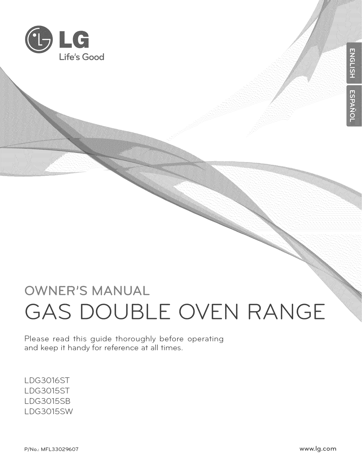 LG LDG3016ST/00, LDG3015ST/00 Owner’s Manual