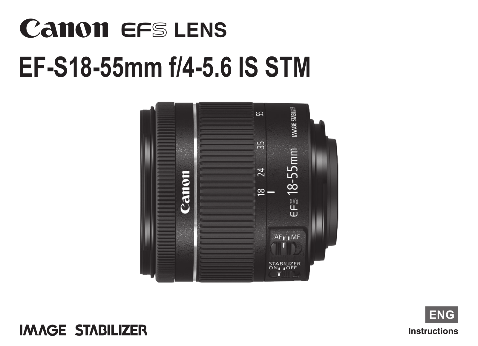 Canon EF-S18-55mm Instruction Manual