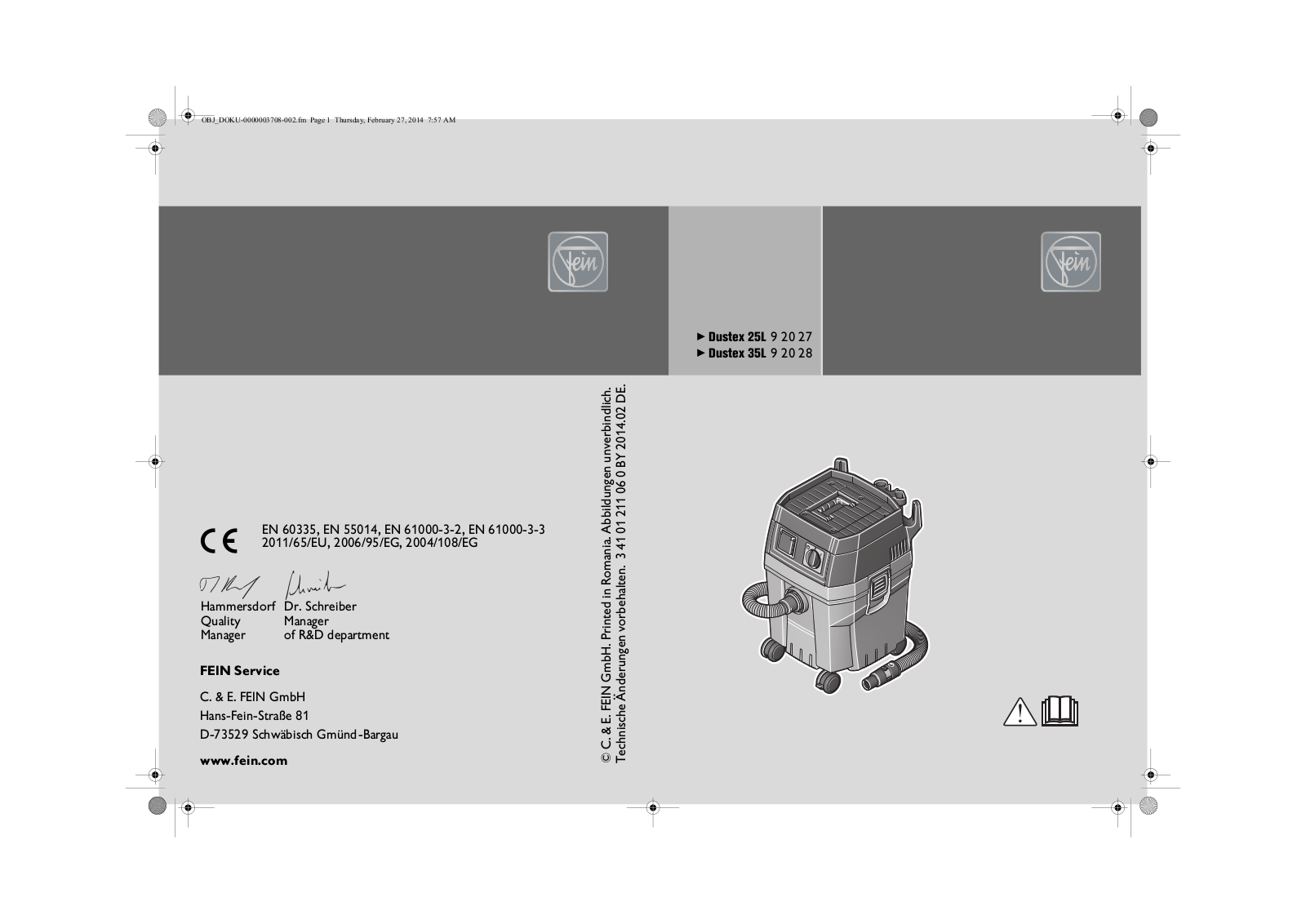 Fein 92028223000 Service Manual