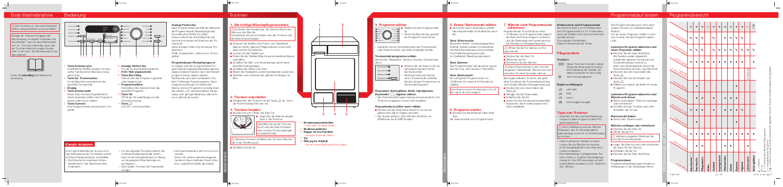 Miele T 8861 WP Edition 111 Quick user guide