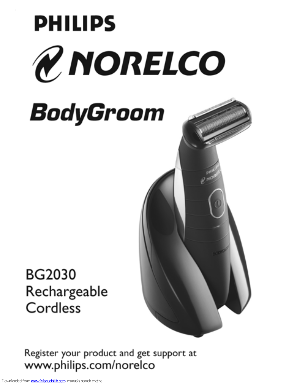 Philips Norelco BodyGroom BG2030 User Manual