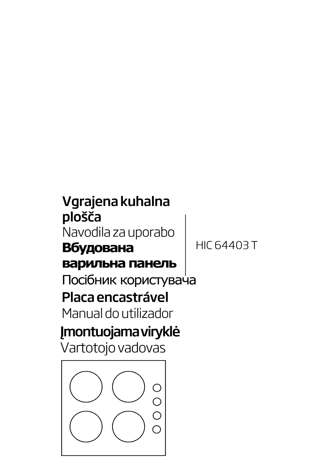 Beko HIC64403T User manual