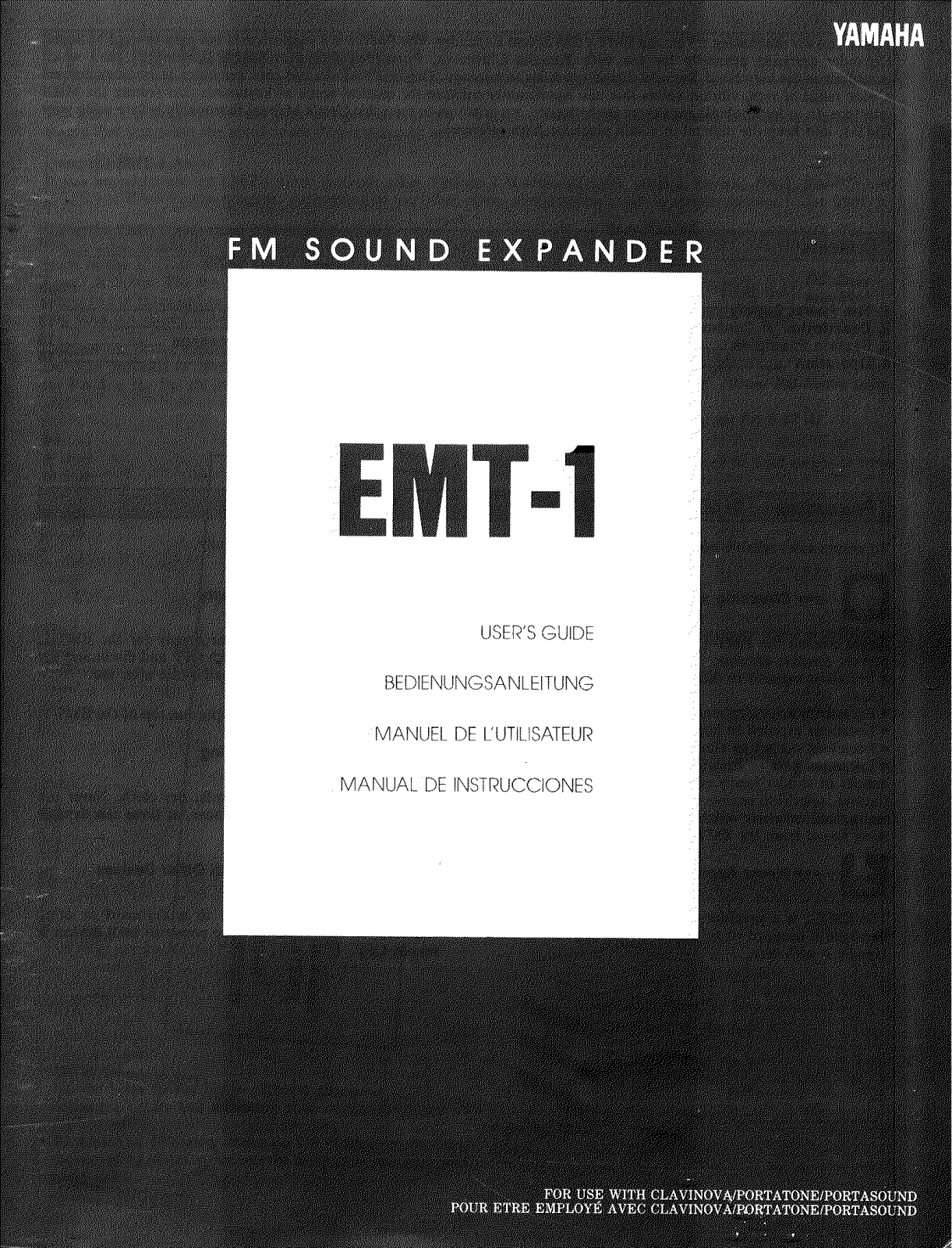 Yamaha EMT-1 User Manual