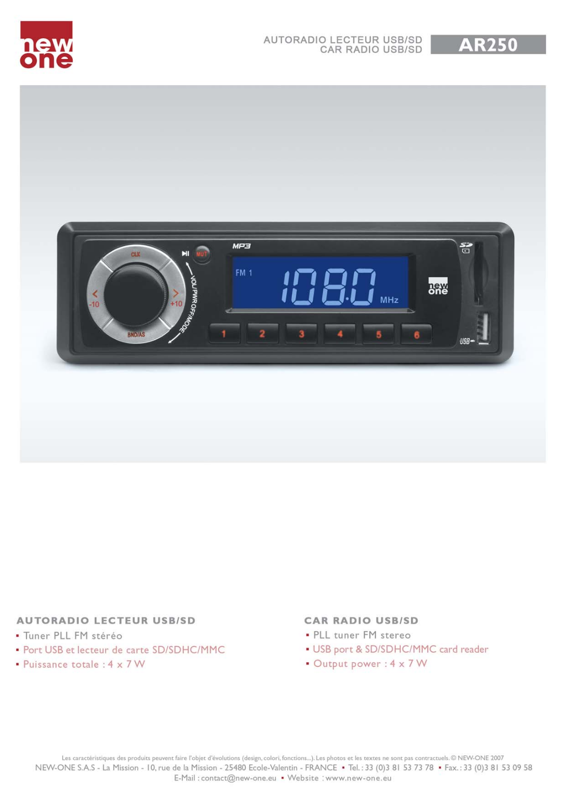 NEWONE AR 250 User Manual - ManualMachine.com