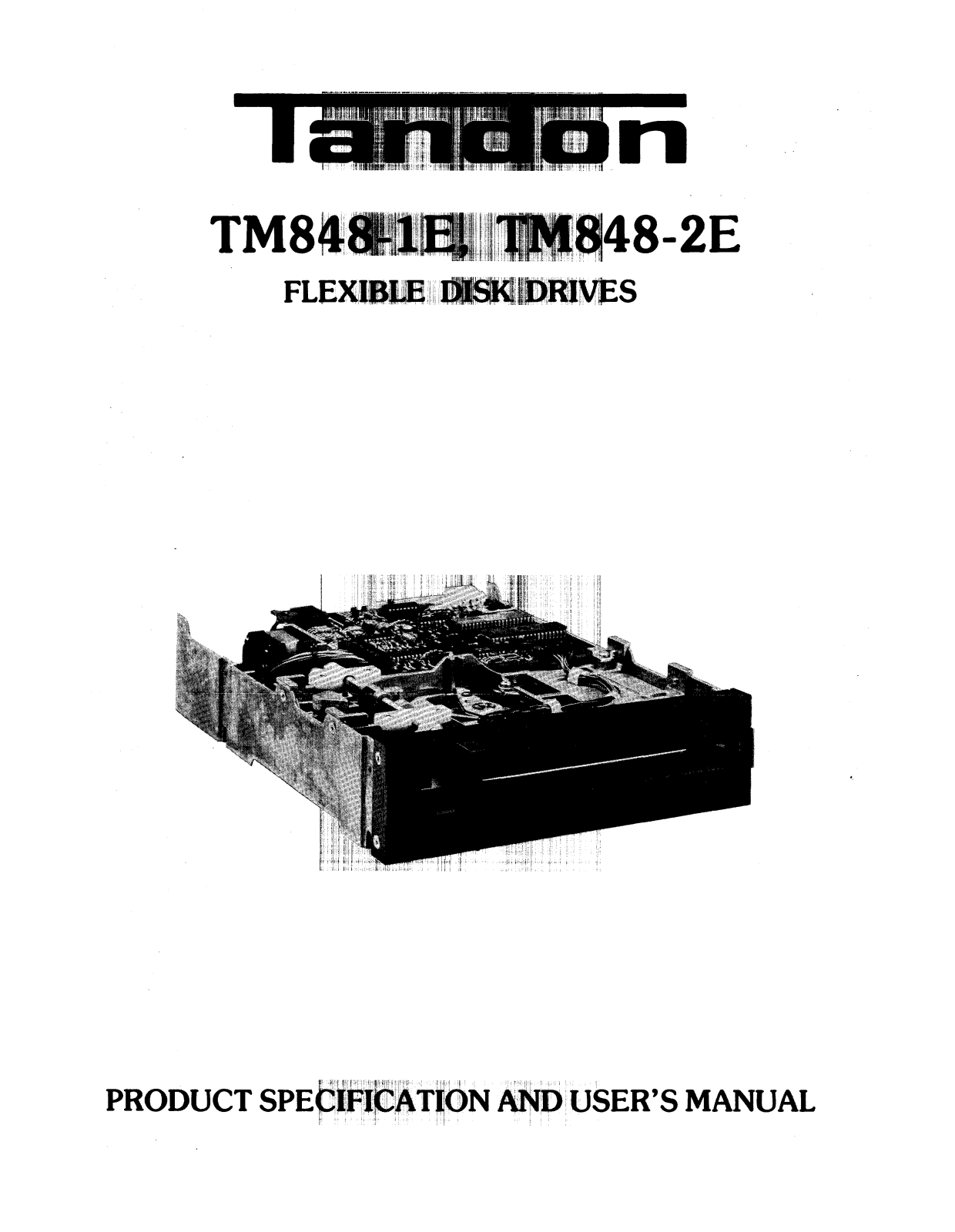 Tandon TM848-1E, TM848-2E User Manual - ManualMachine.com