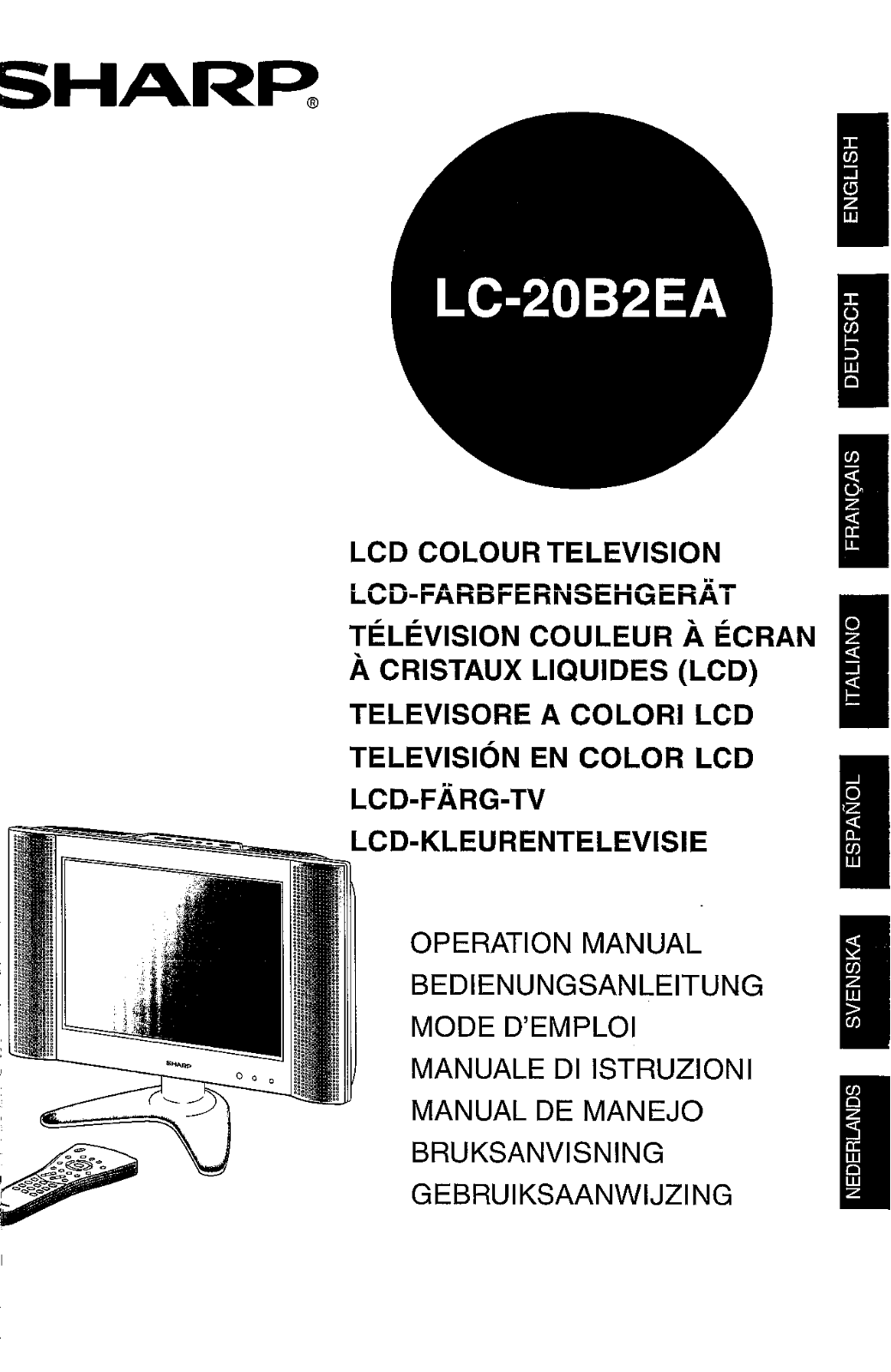 Sharp LC-20B2EA User Manual