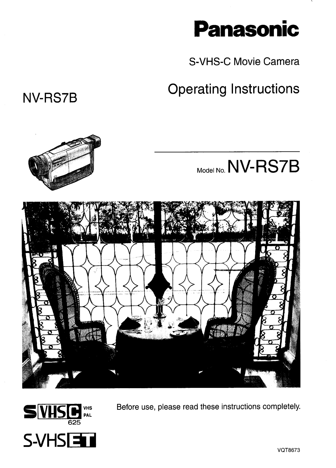 Panasonic NVRS7 User Manual