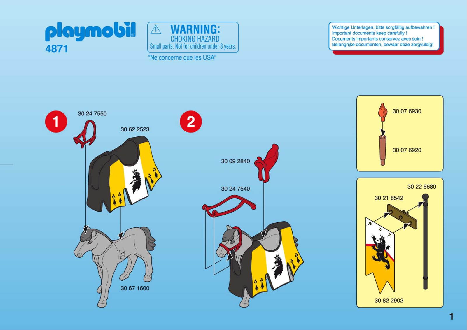 Playmobil 4871 Instructions