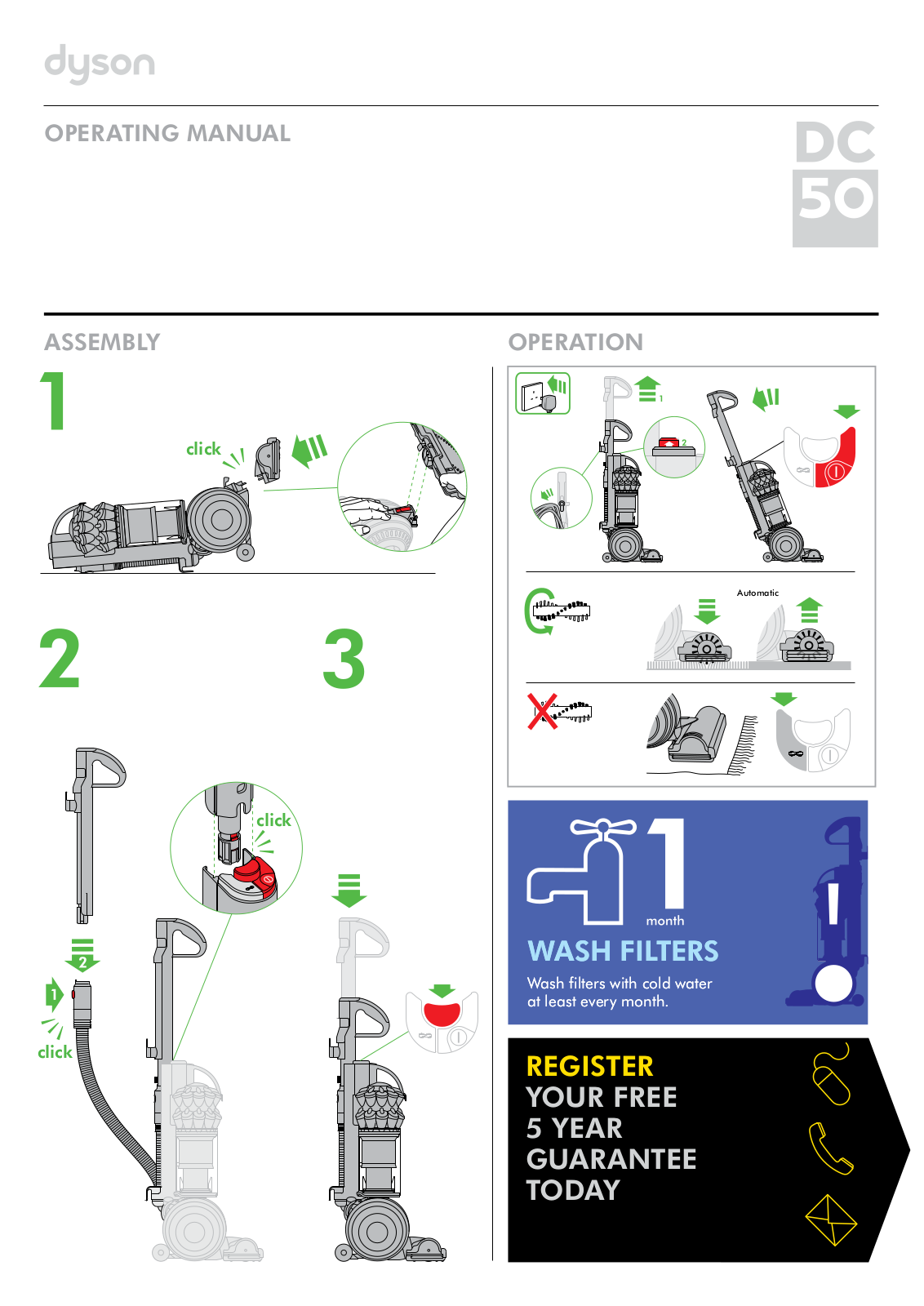 Dyson DC50 User Manual