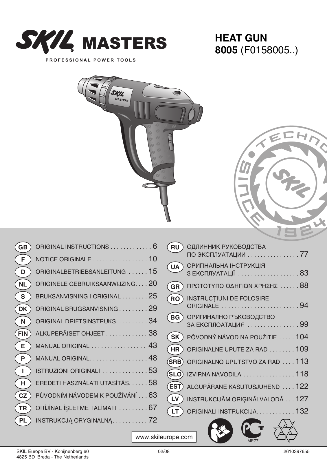 Skil 8005 User Manual