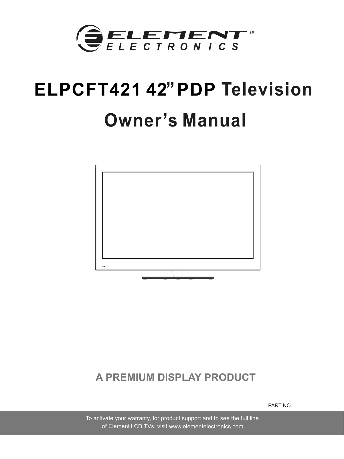 Element Electronics ELPCFT421 User Manual