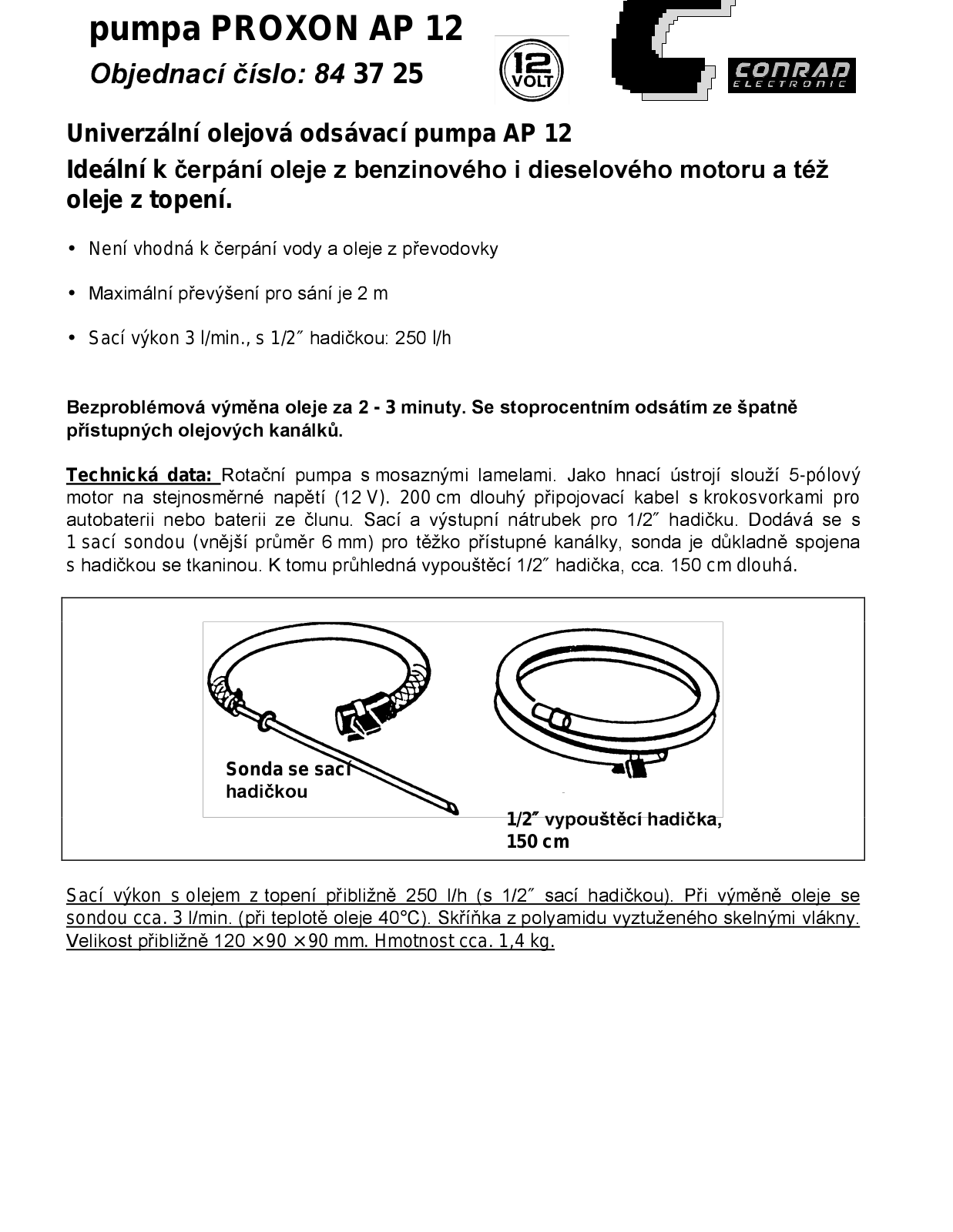 Proxxon AP12 User guide