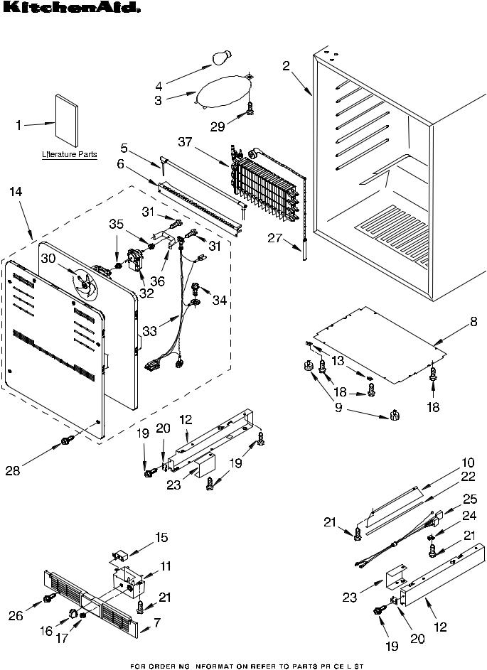 KitchenAid KURS24LSBS01 Parts List