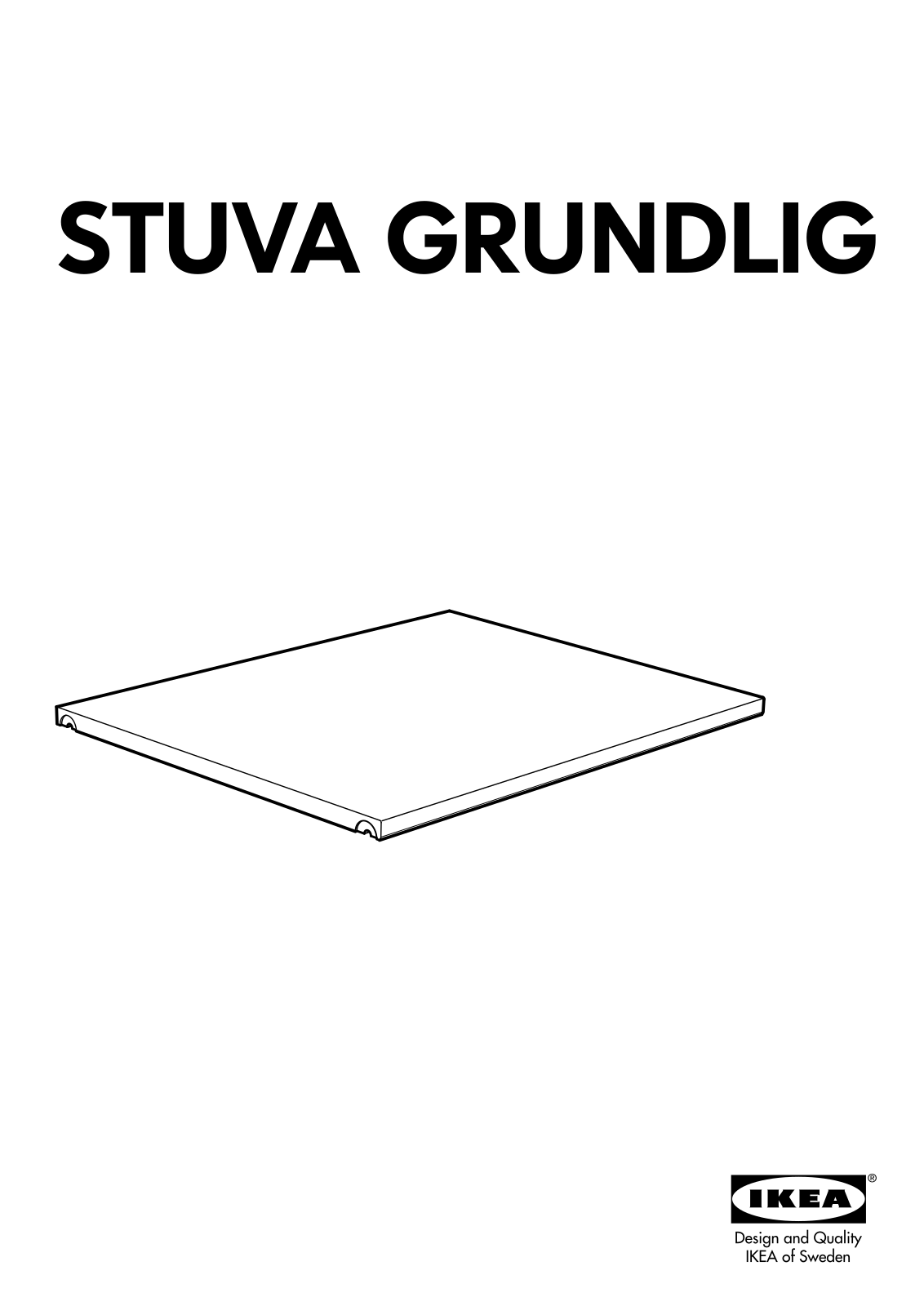 Ikea S39172081, S49172033, S59172037, S59172075, S59180829 Assembly instructions