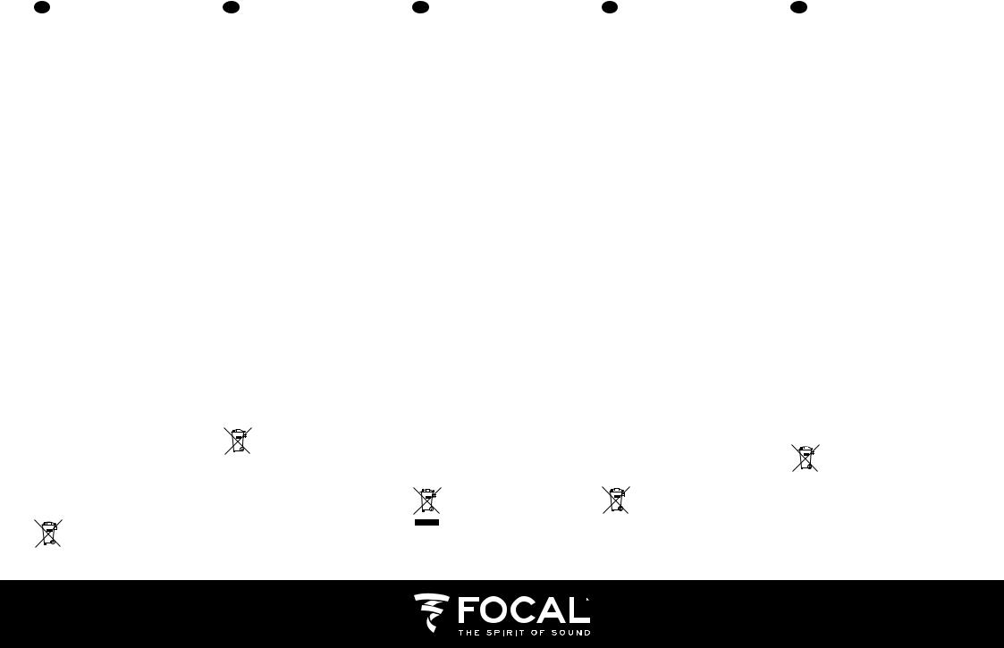 Focal R-165 S2 User Manual