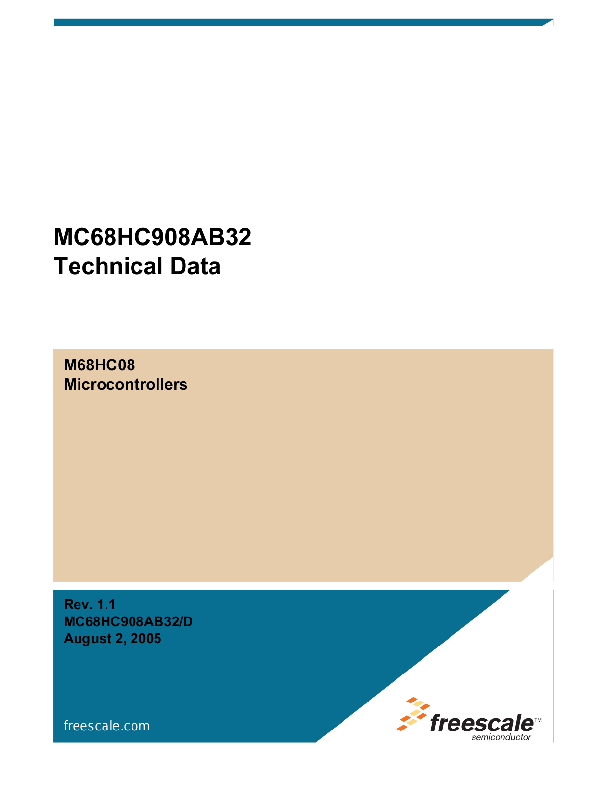 Freescale MC68HC908AB32 User Manual