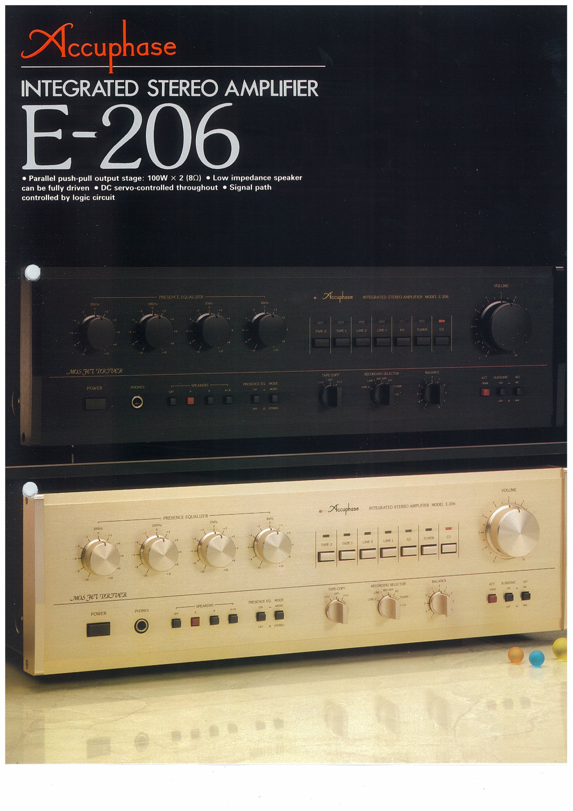 Accuphase E-206 Brochure