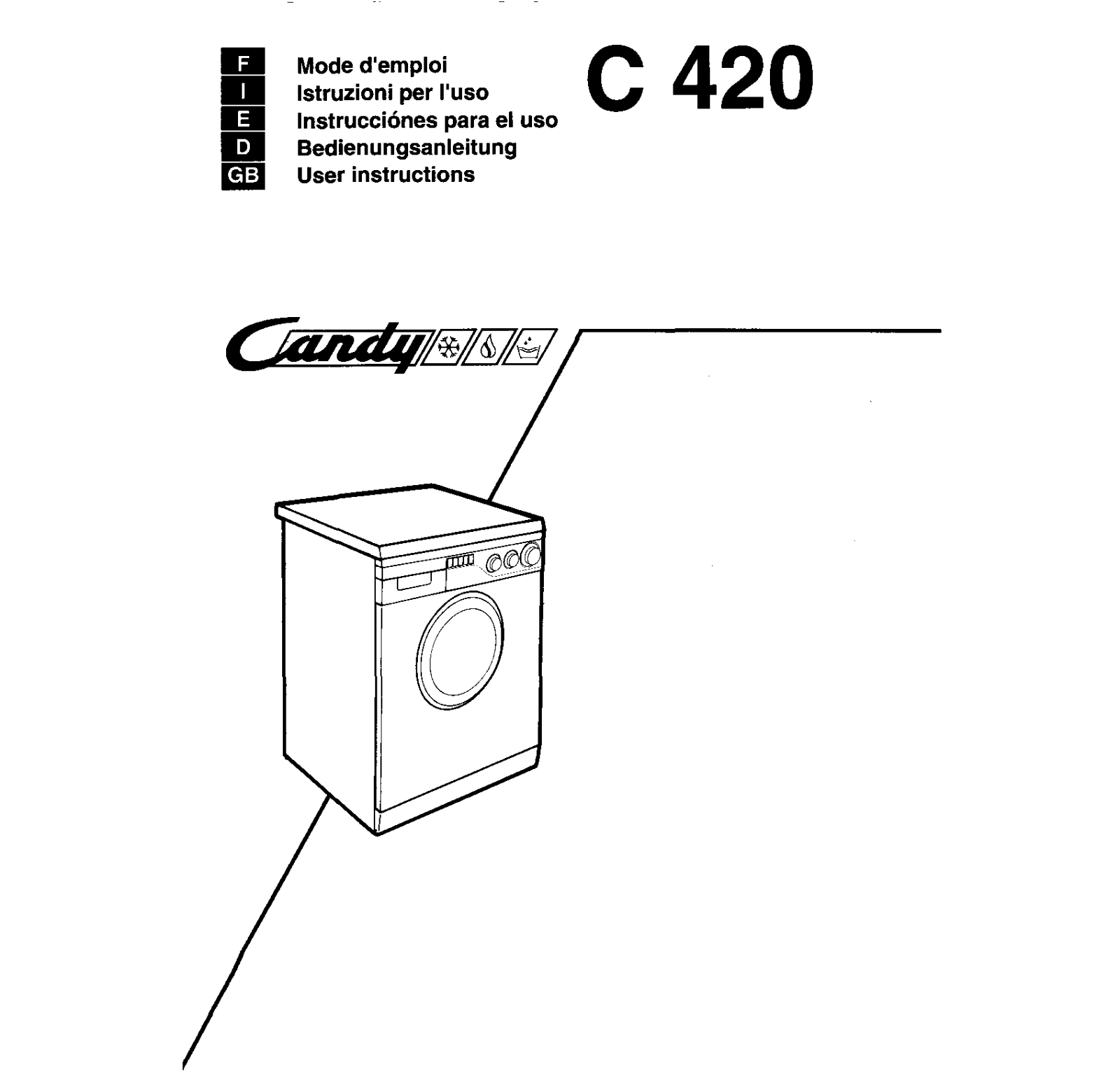 CANDY C 420 User Manual