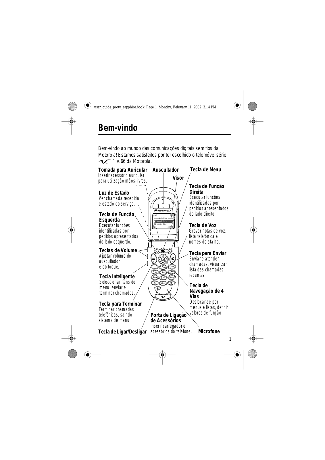 Motorola V66 User Manual