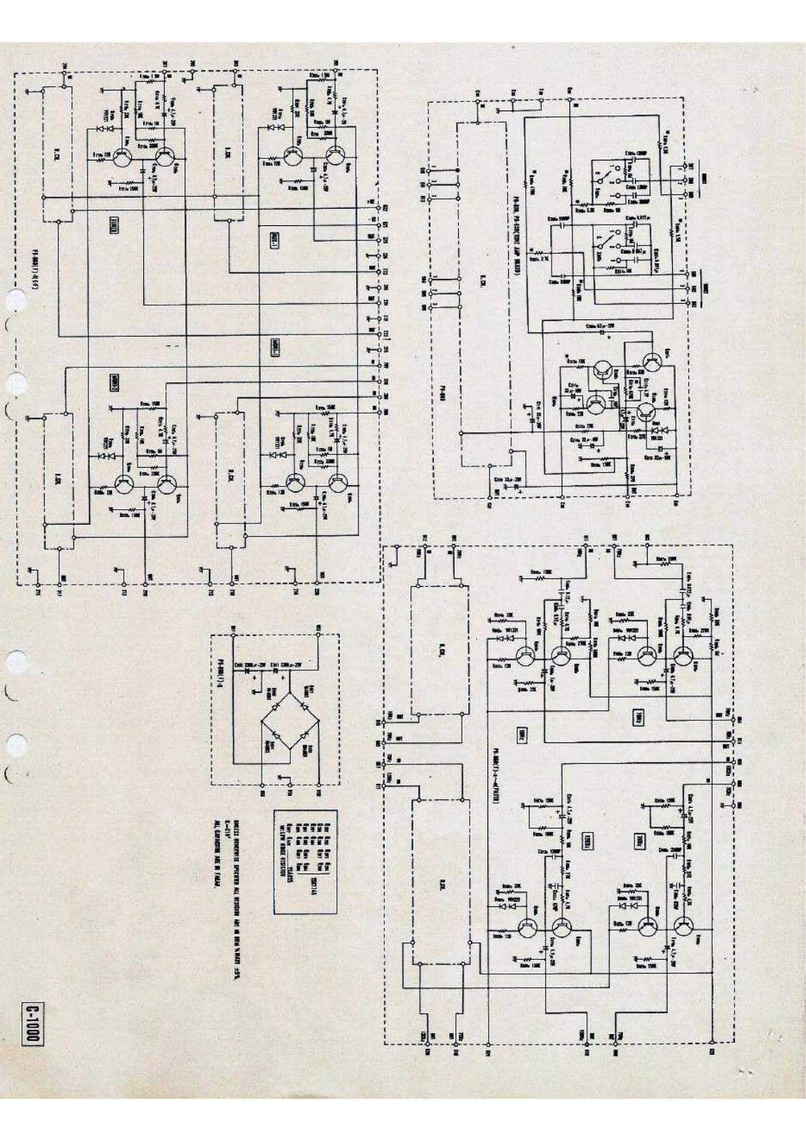 Luxman C-1000 Schematic