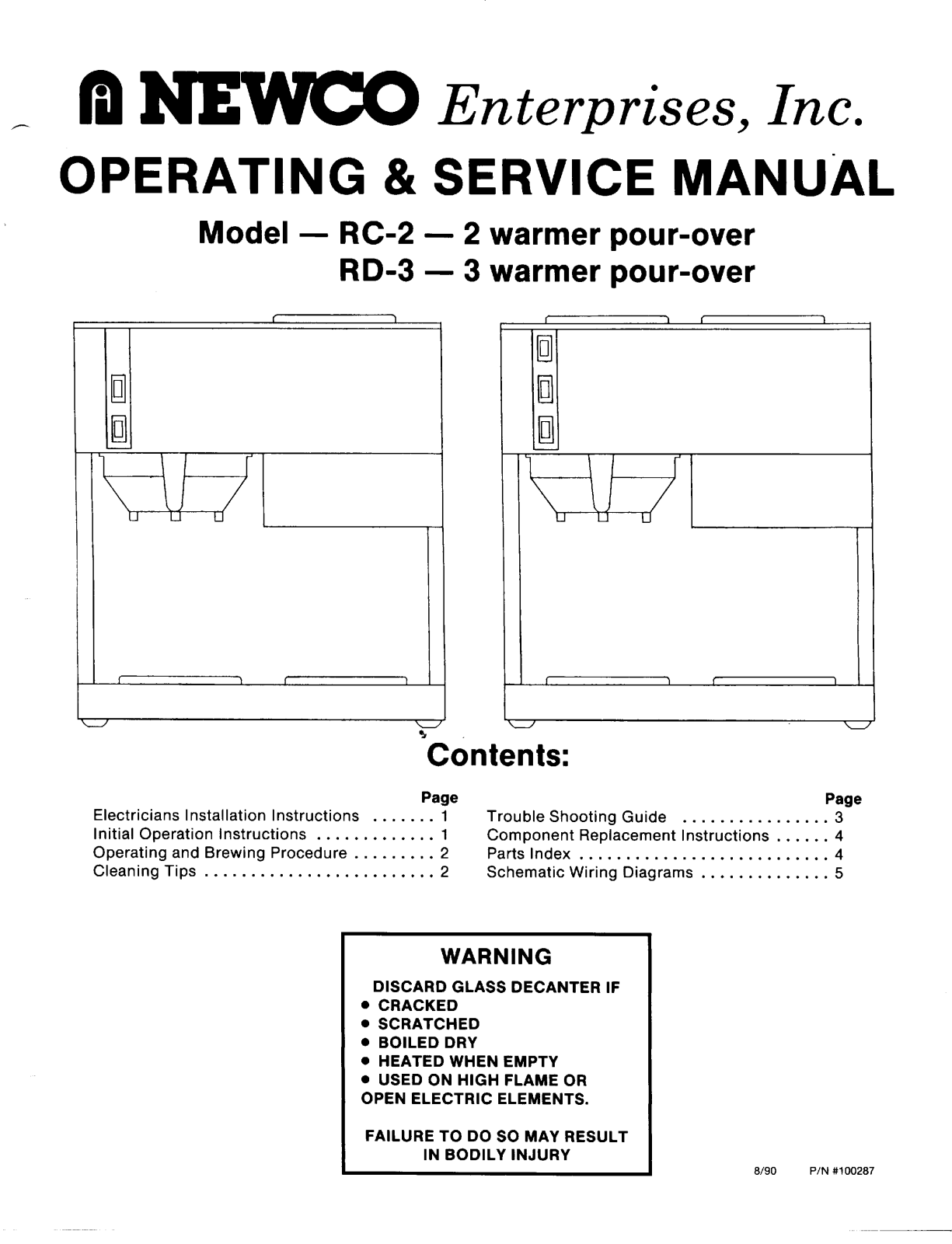 Newco RC-2 Service Manual