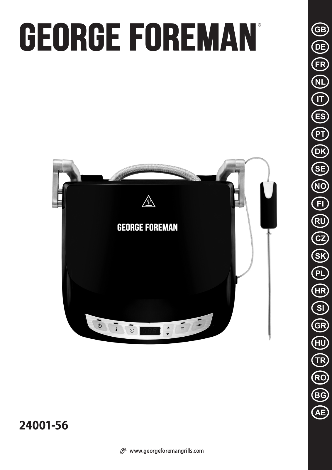 George Foreman 24001-56 operation manual