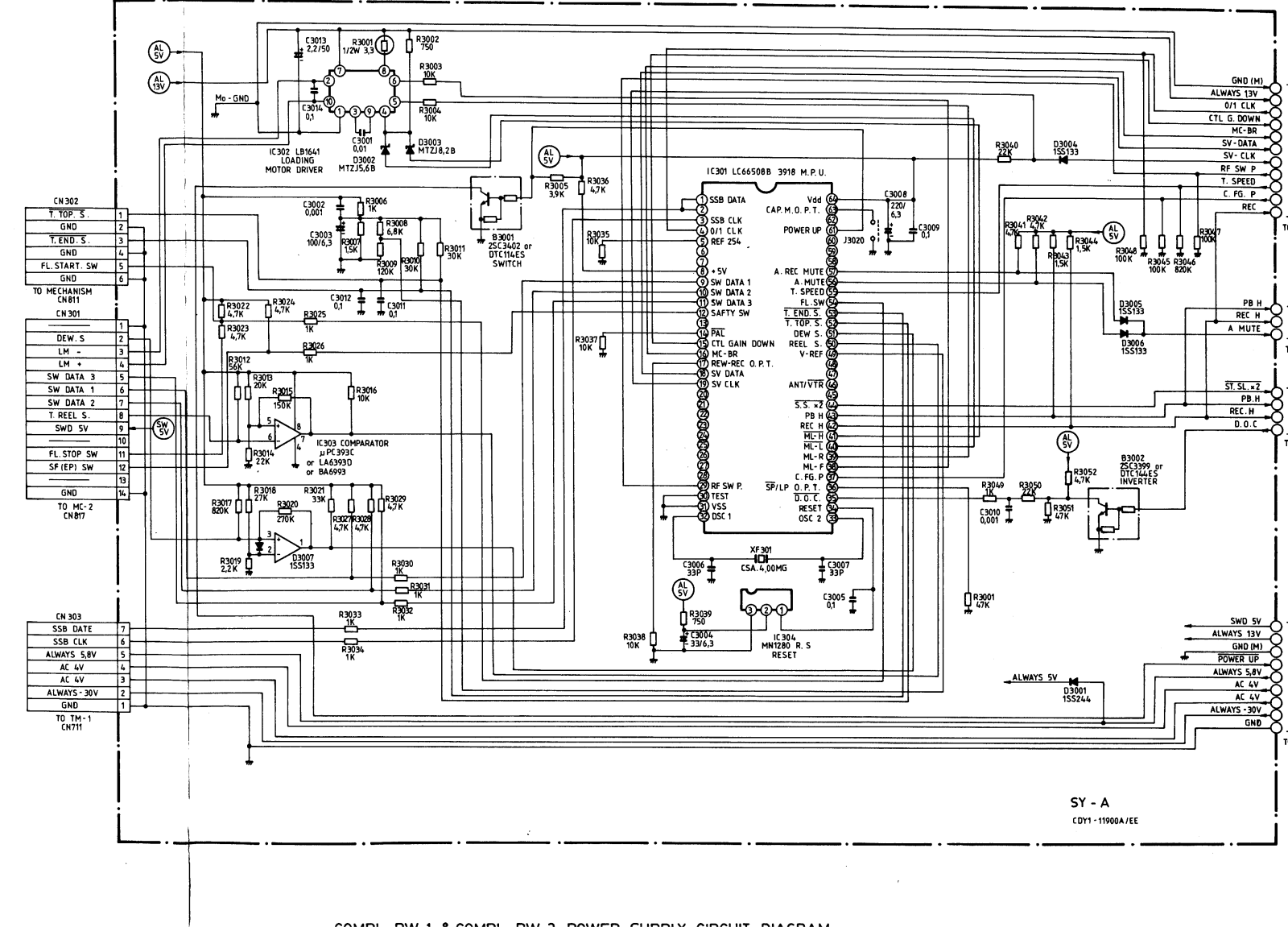 Fisher FVH-U908 Schematics