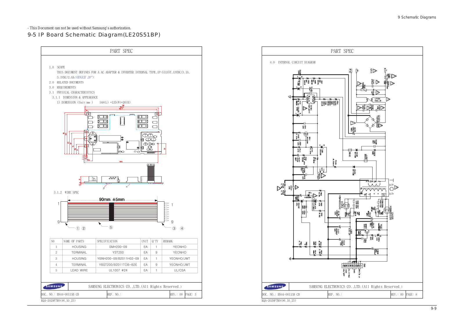 SAMSUNG BN44-00115B schematic