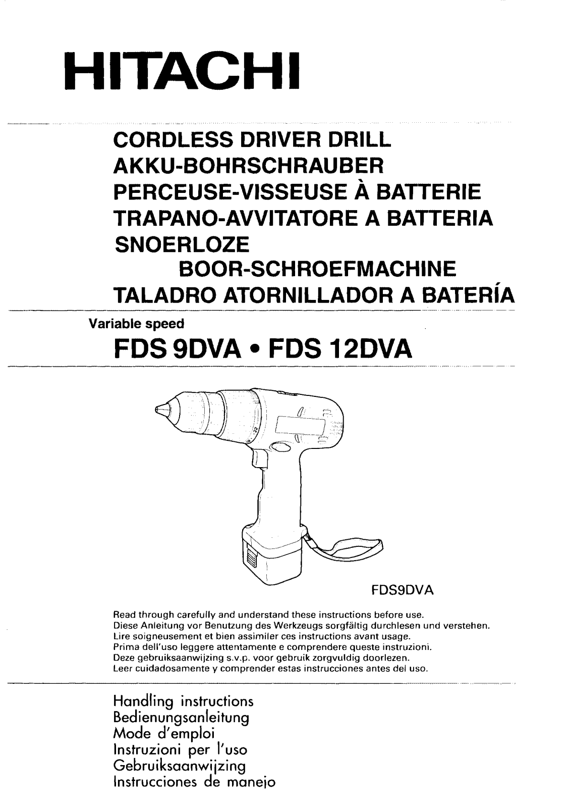 Hitachi FDS12DVA User Manual