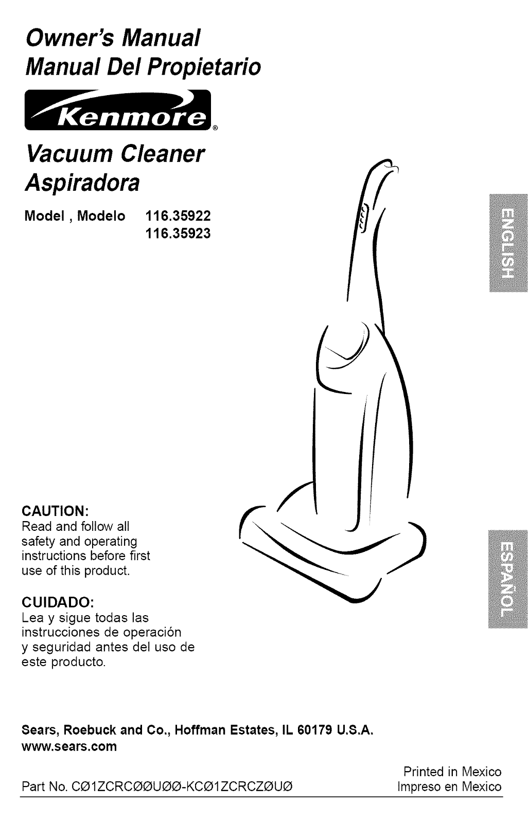 Kenmore 116.35922 User Manual - ManualMachine.com