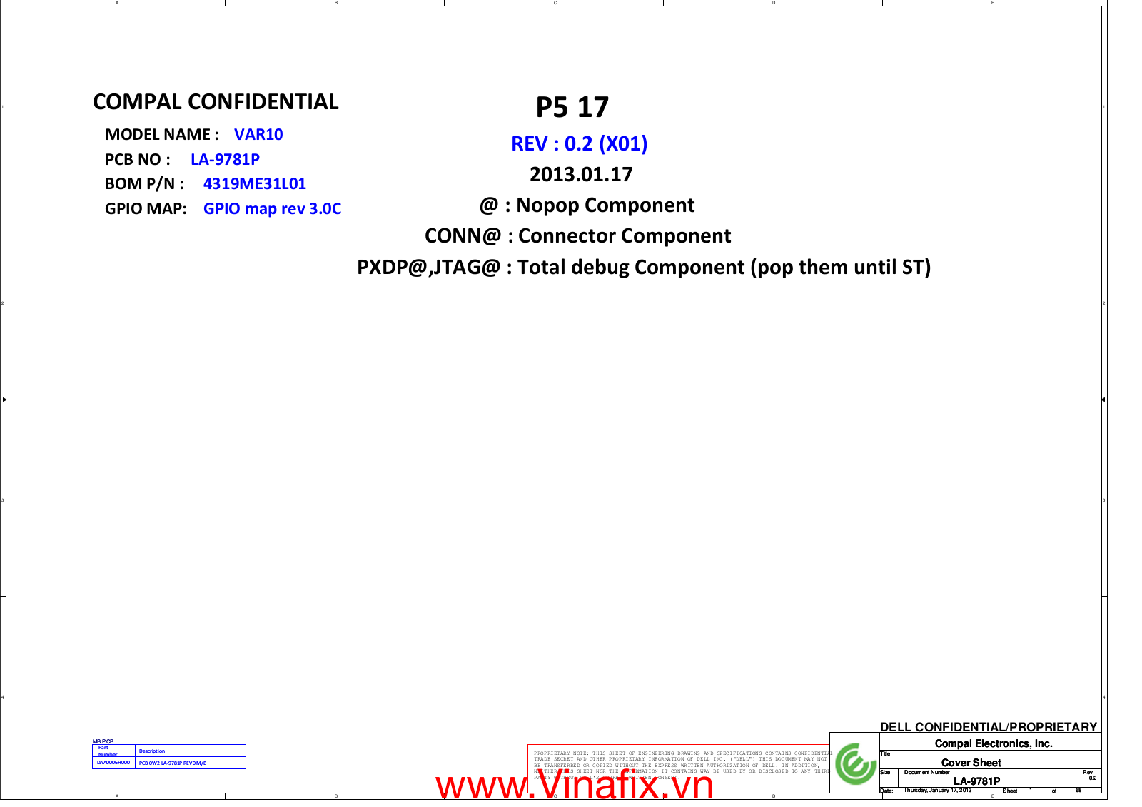 COMPAL LA-9781P Schematic