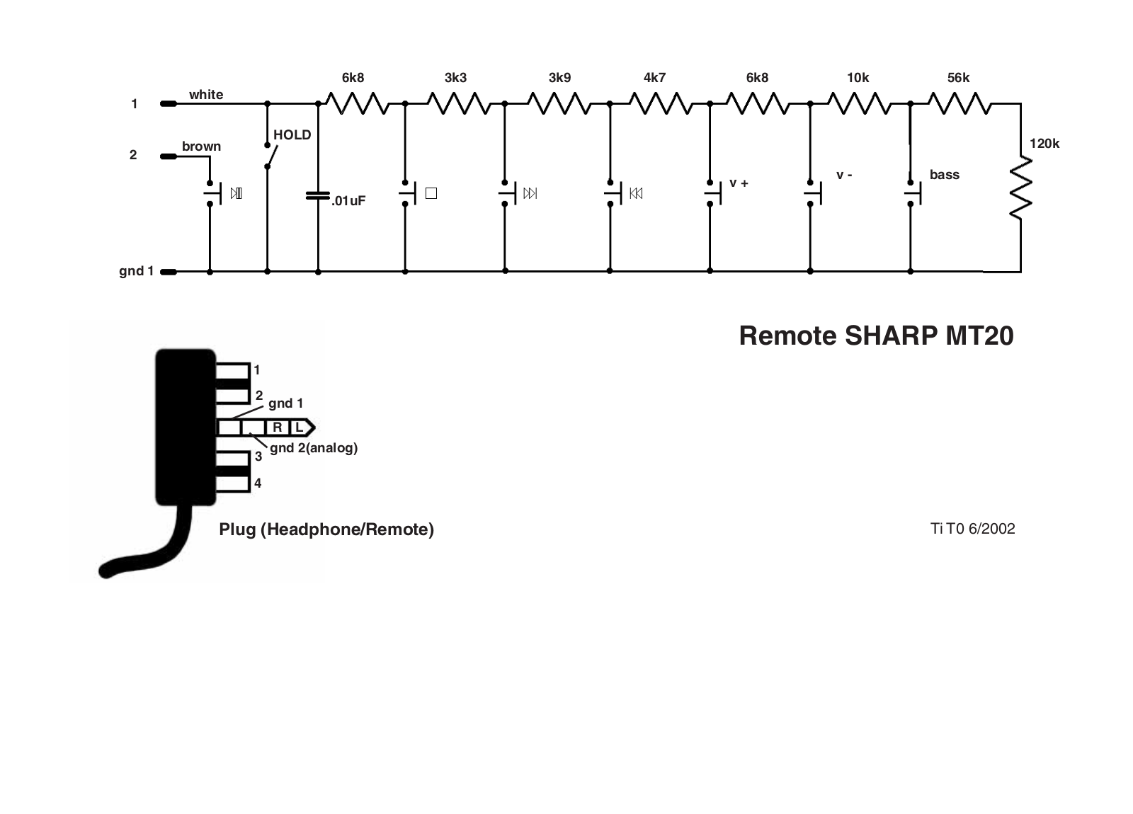 Sharp MD-MT20 User Manual