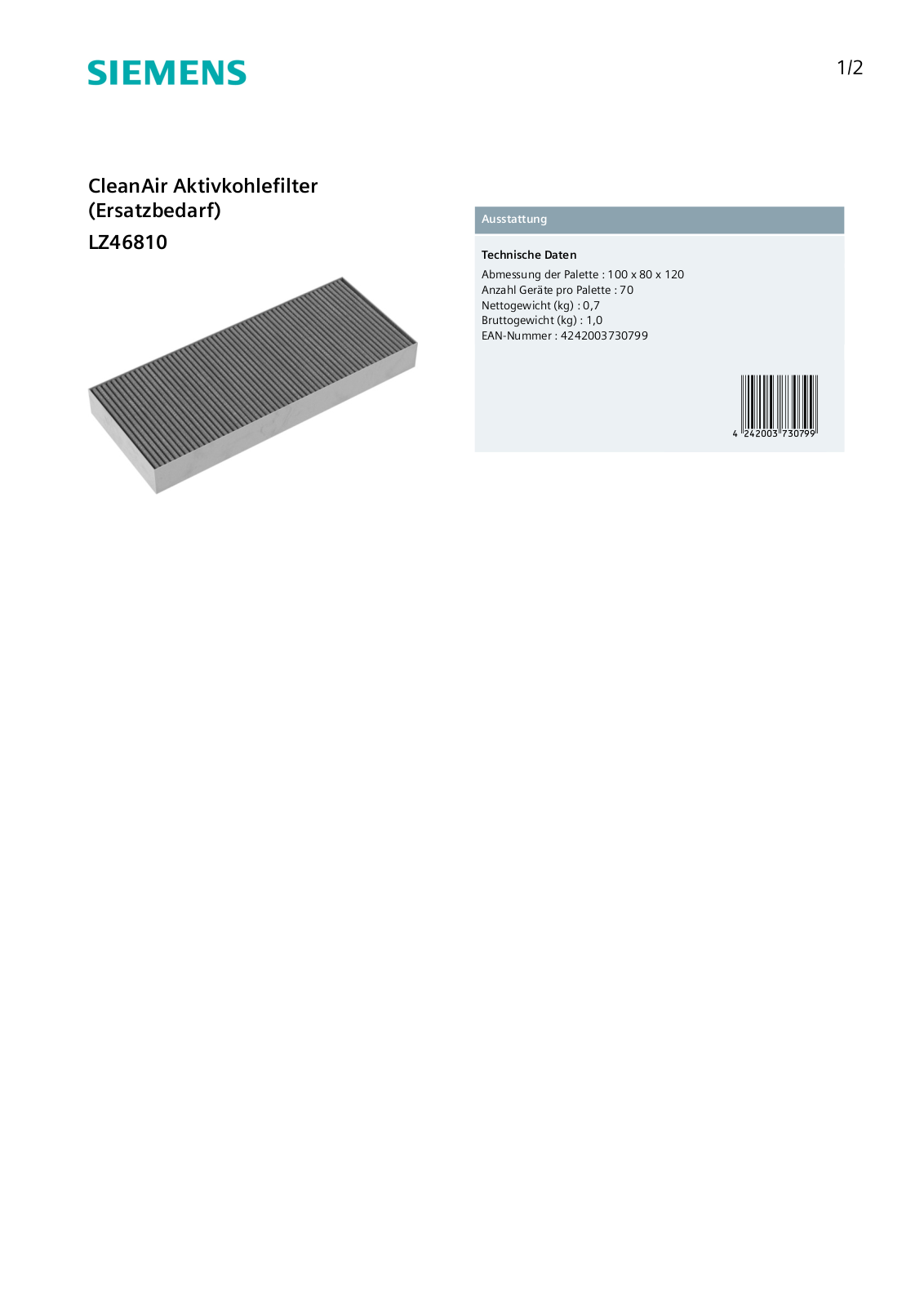 Siemens LZ46810 User Manual